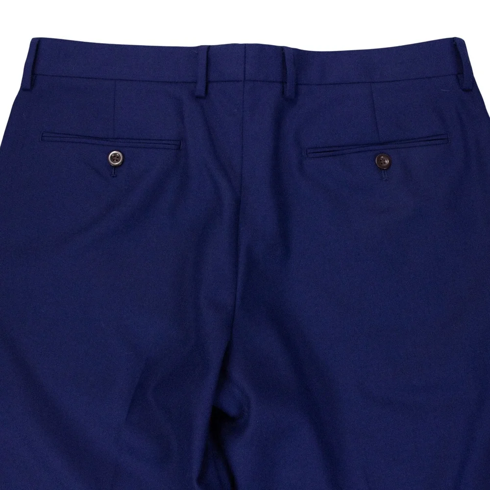 NWT J.Crew Bowery Slim Fit Wool Dress Pants Mens 34x34 Blue $128 MSRP